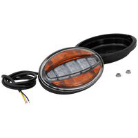 FRISTOM FT-356 LED univerzális első lámpa süllyesztett szereléshez való házzal