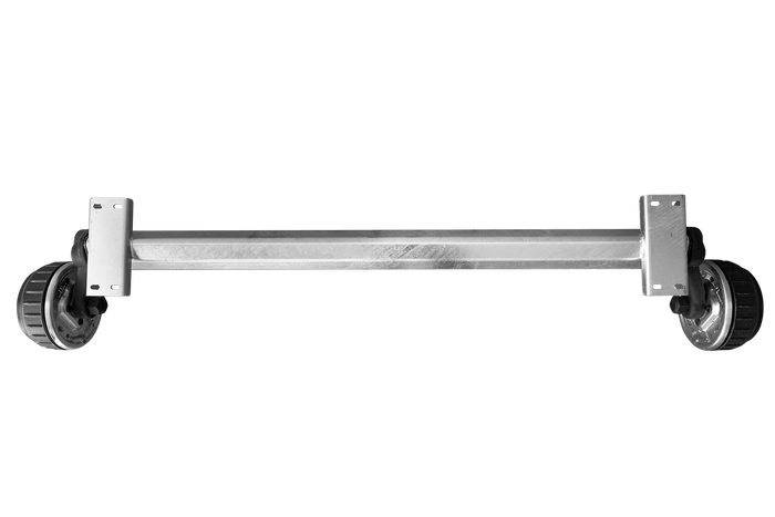 AL-KO EURO fékezett hajóutánfutó tengely 1800kg 1445/1555mm 2030mm 5x112