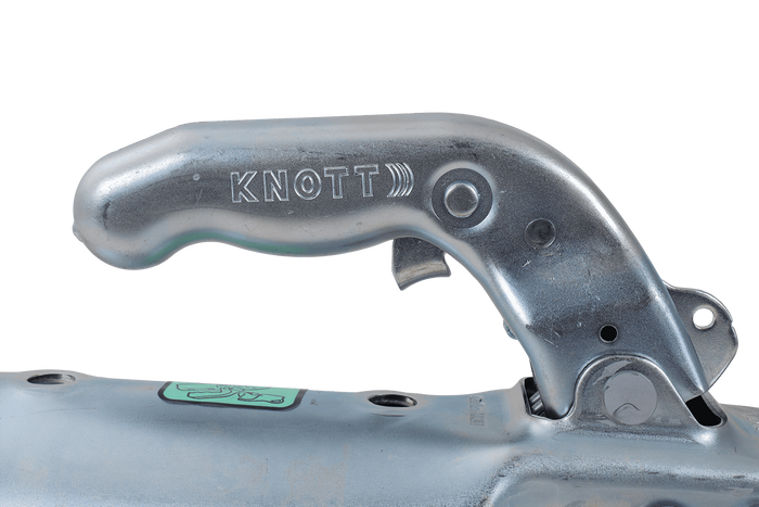 KNOTT K7.5-E gömbfejű vonóhorog 750 kg-os pótkocsihoz, 70 mm-es csővonórúddal