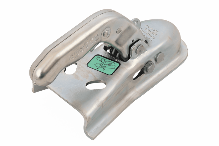 KNOTT 6E0071.001 gömbfejes vonóhorog 750 kg-os pótkocsihoz V-típusú vonórúddal