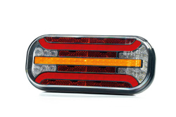 FRISTOM FT-230 LED hátsó lámpa bajonettzárral, 6 funkcióval, univerzális
