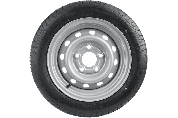 Megerősített pótkocsi kerék LINGLONG GUMIABRONCS 195/50 R13C 104/101N UNITRAILER FELNI 5.5Jx13"H2 5x112 ET:30
