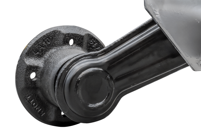 KNOTT VG7-L fékezetlen pótkocsi tengely 750kg 1400mm 1700mm 4x100