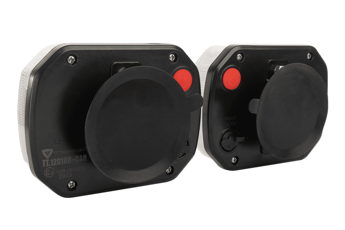 TT TECHNOLOGY TT.12018B-CAN LED hátsó lámpák 4 funkciós bal + jobb, vezeték nélküli, mágneses