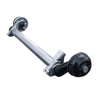 AL-KO COMPACT fékező tengely pótkocsihoz/szállítóhoz 1350kg 1100mm 1550mm 5x112