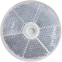 Kerek reflektor lyukkal FEHÉR ASPOCK 60 mm-es reflektor