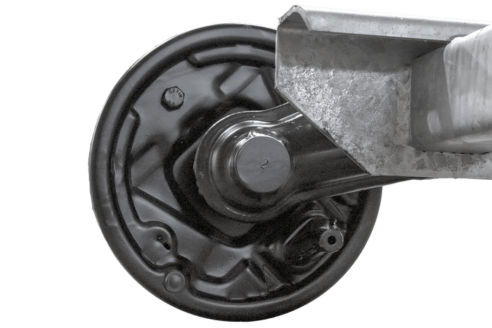 KNOTT VGB18MV fékezett tengely pótkocsihoz/szállítóhoz 1800kg 1300mm 1800mm 5x112