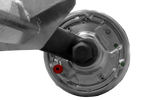 AL-KO EURO fékezett tengely pótkocsihoz/autószállítóhoz 1800kg 1650mm 2150mm 5x112