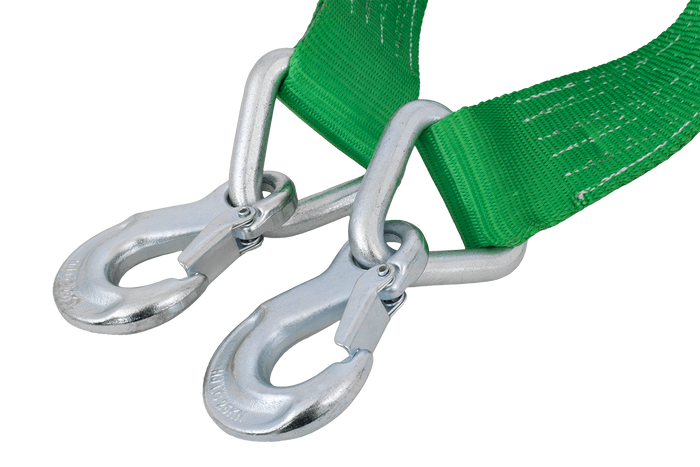 Vontatókötél horgokkal HILLS vonópánt 5m/60mm/6t zöld