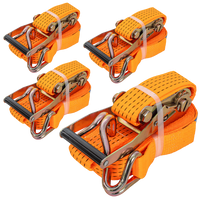 Négy darabos UNITRAILER 8m/50mm/5t szállítószalag-készlet feszítővel