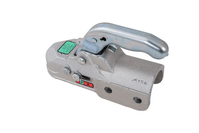 KNOTT K35-C gömbfejű vonóhorog 3500 kg-os pótkocsihoz, 60 mm-es öntöttvas csővonórúddal 