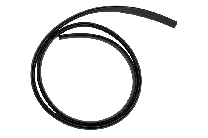 Gumi fedél/tömítés (alsó) alumínium gerendához - G3 CL 127 cm