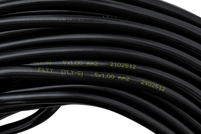 HYBSZ YLY-S 5x1 öteres elektromos kábel - 1m