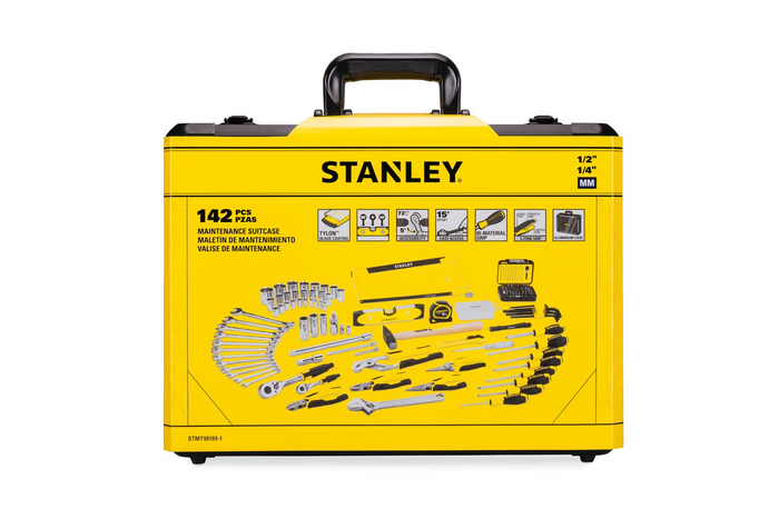 STANLEY STMT98109-1 szervizkészlet, szerszámkoffer, 142 darabos