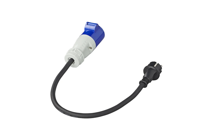 Adapter Schuko csatlakozódugóval és CEE aljzattal 16A 230V ProPlus 373526 kábel 40cm