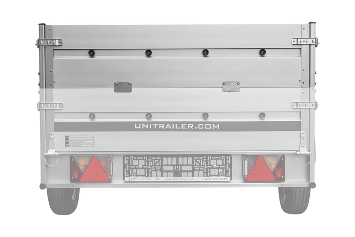 BIS alumínium oldalak UNITRAILER GARDEN 264 KIPP ALU és 264/2 KIPP ALU pótkocsikhoz