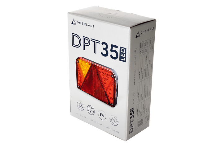 DOBPLAST DPT35 LED hátsó lámpa 6 funkciós jobb oldali