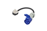 Adapter CEE csatlakozódugóval és UK aljzattal, UK ProPlus 373522DE kábel, 40 cm, 16A 230V
