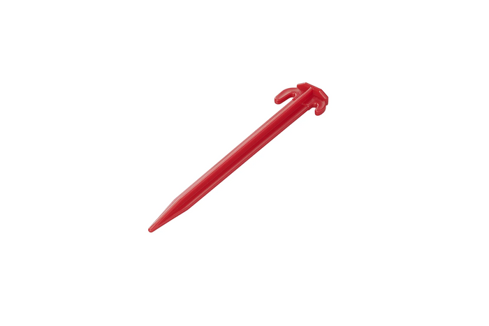 Hat darabos ProPlus sátorcövek készlet 364824 műanyag cövek 19 cm-es kötél rögzítéséhez