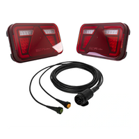 ASPÖCK MULTILED IV LED hátsó lámpák + ASPÖCK 5m 13-tűs kábelköteg