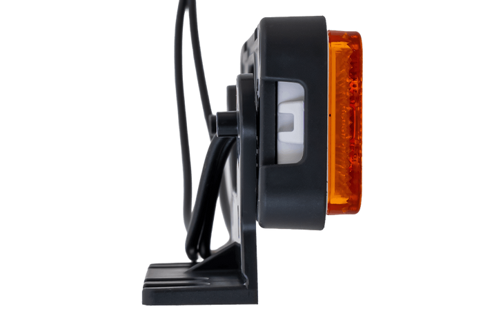WAŚ W254 2033 LED-es helyzetjelző lámpa, narancssárga, univerzális, tartóval