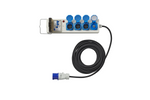CEE kemping hosszabbító kábel elosztóval ProPlus 373583DE 10m kábel, 3x Schuko aljzat, 2xUSB