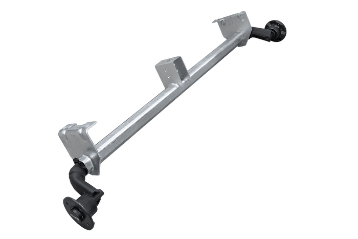 AL-KO OPTIMA fékezetlen pótkocsi tengely 750kg 1180mm 1630mm 4x100