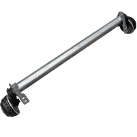 AL-KO COMPACT fékező tengely pótkocsihoz/szállítóhoz 1350kg 1350mm 1800mm 5x112