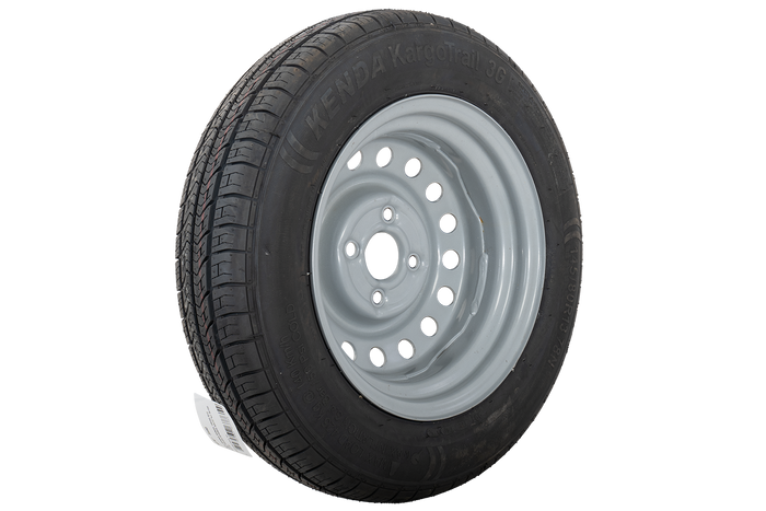 OUTLET Koło do przyczepki OPONA KENDA 145/80 R13 78N FELGA KENDA 4Jx13"H2 4x100 ET:30