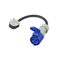Adapter CEE csatlakozódugóval és UK aljzattal, UK ProPlus 373522DE kábel, 40 cm, 16A 230V