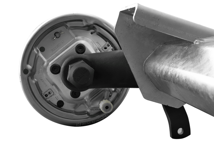 AL-KO EURO fékezett hajóutánfutó tengely 1800kg 1445/1555mm 2030mm 5x112