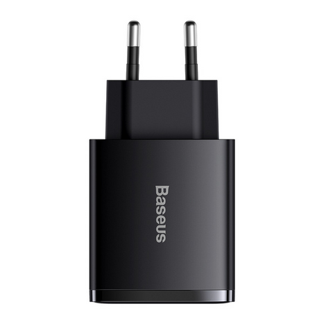 BASEUS Kompakt 2xUSB-A, USB-C fali töltő