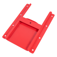 Piros gabonacsúszda UNITRAILER mezőgazdasági pótkocsikhoz 250x355mm