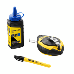 STANLEY FATMAX 0-47-681 jelölőkészlet, zsinór + kréta + filctoll