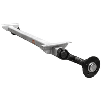 KNOTT VG7-L fékezetlen pótkocsi tengely 750kg 1200mm 1650mm 4x100