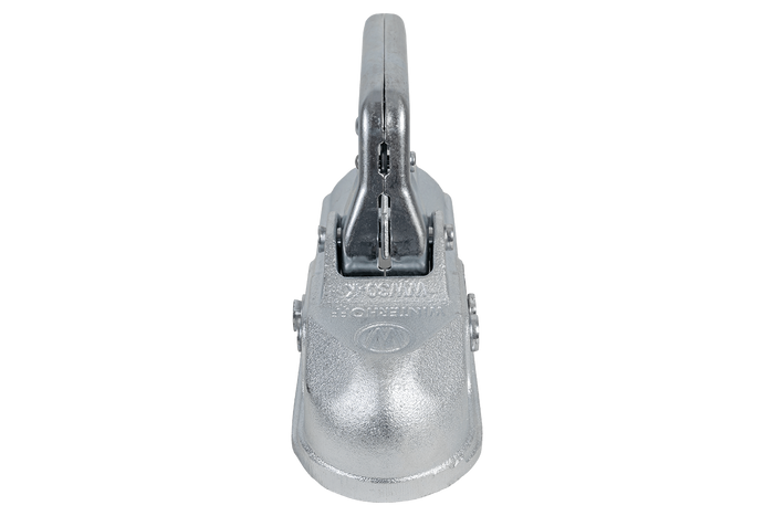 WINTERHOFF WW 30-K+Z gömbfejű vonóhorog 3000 kg-os pótkocsihoz, 35-51 mm-es csővonórúddal, öntöttvas