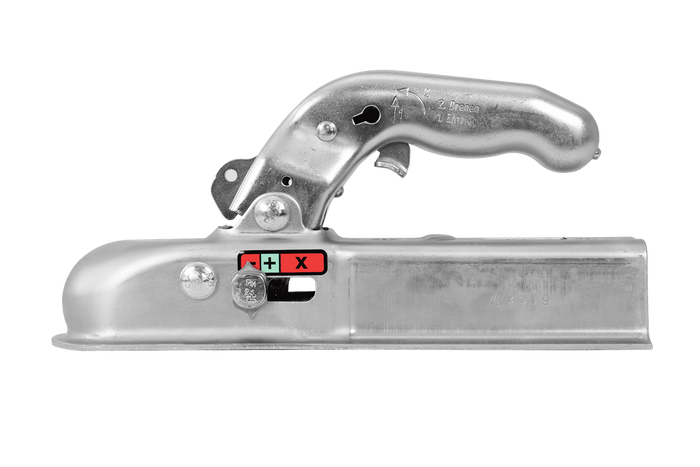 KNOTT K7.5-K gömbfejes vonóhorog 750 kg-os pótkocsihoz, 50 mm-es négyzet alakú vonórúddal