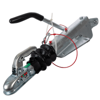KNOTT KF13E ráfutószerkezet KK14B vonóhoroggal 1400 kg-os pótkocsihoz V-típusú vonórúddal