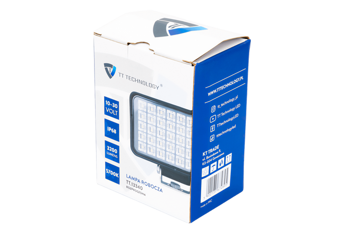 LED munkalámpa reflektor TT TECHNOLOGY TT.13340 40xLED 3200lm téglalap alakú