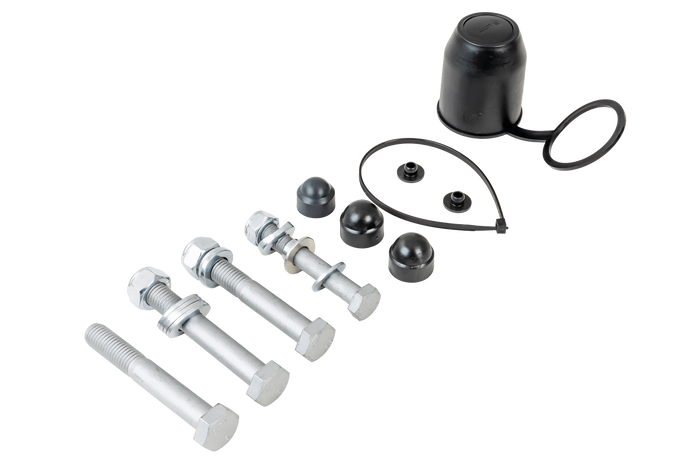 KNOTT KS30 gömbfejes vonóhorog stabilizátorral 3000 kg-os pótkocsihoz, 50 mm-es csővonórúddal