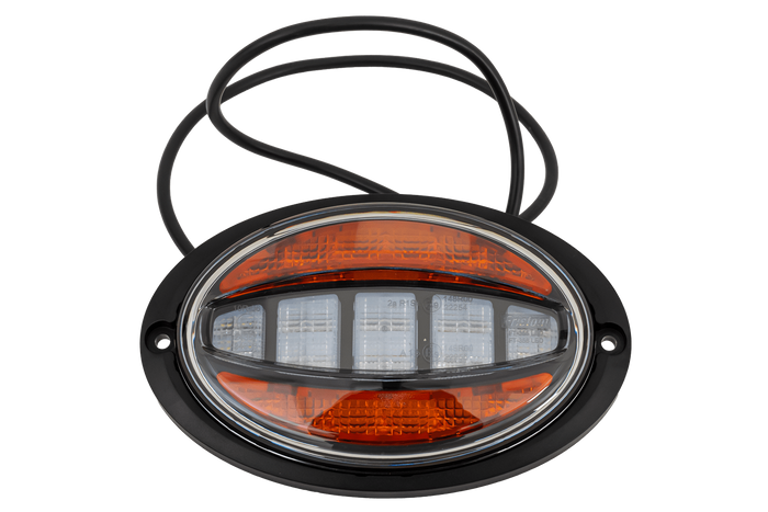 FRISTOM FT-356 LED univerzális első lámpa süllyesztett szereléshez való házzal