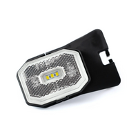 FRISTOM FT-001 BI LED fehér univerzális helyzetjelző lámpa szögletes foglalattal