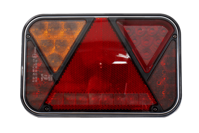 Lámpakészlet: FRISTOM FT-270 LED hátsó lámpák + FRISTOM FT-145 LED helyzetjelzők + MANTES 7m 13 tűs kábelköteg