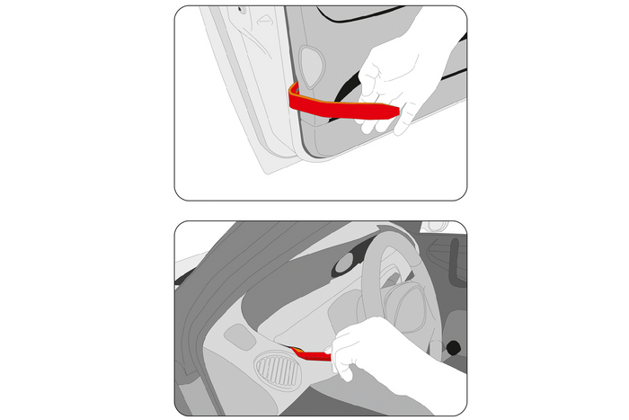 Kárpitleszedő készlet YATO YT-0844 11 db.