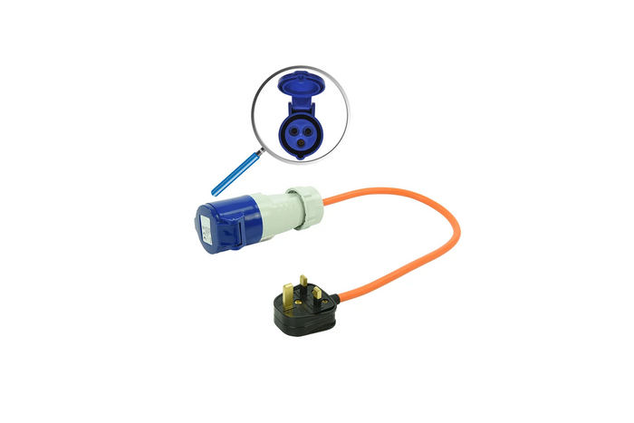 Adapter brit csatlakozódugóval és CEE aljzattal 16A ProPlus 373522 40 cm-es kábellel