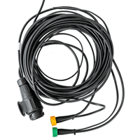MANTES elektromos szerelés, utánfutó kábelköteg, 7 m, 13 tűs csatlakozó, 2x 5 tűs bajonettzár