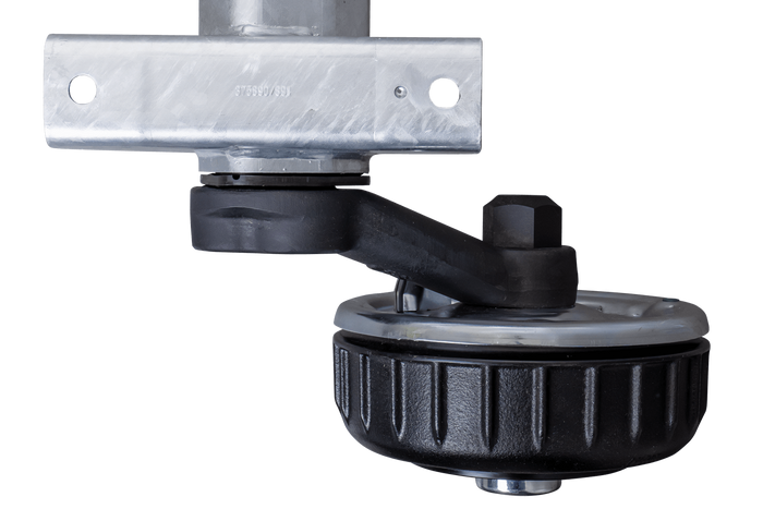 AL-KO EURO fékezett tengely pótkocsihoz/autószállítóhoz 1800kg 1350mm 1850mm 5x112