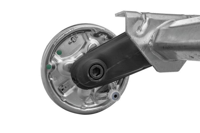 AL-KO COMPACT fékező tengely pótkocsihoz/szállítóhoz 1000kg 1180mm 1560mm 4x100