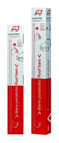 Acélgerendák a G3 Pacific 65.130 tetőcsomagtartóhoz