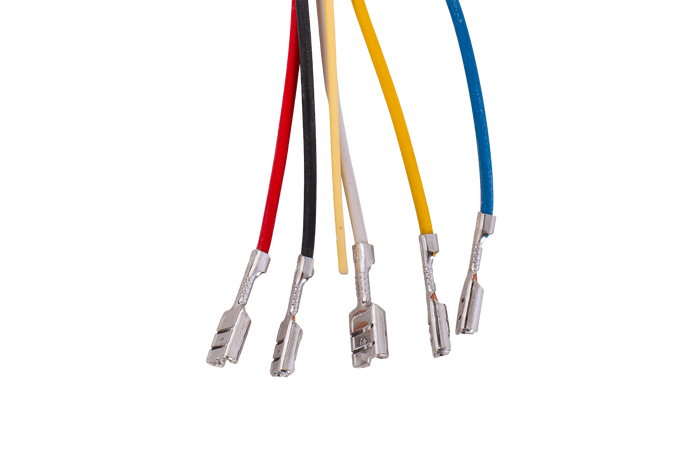 MANTES elektromos szerelés, utánfutó kábelköteg, 7 m, 13 tűs csatlakozó, 6,3-as csatlakozók